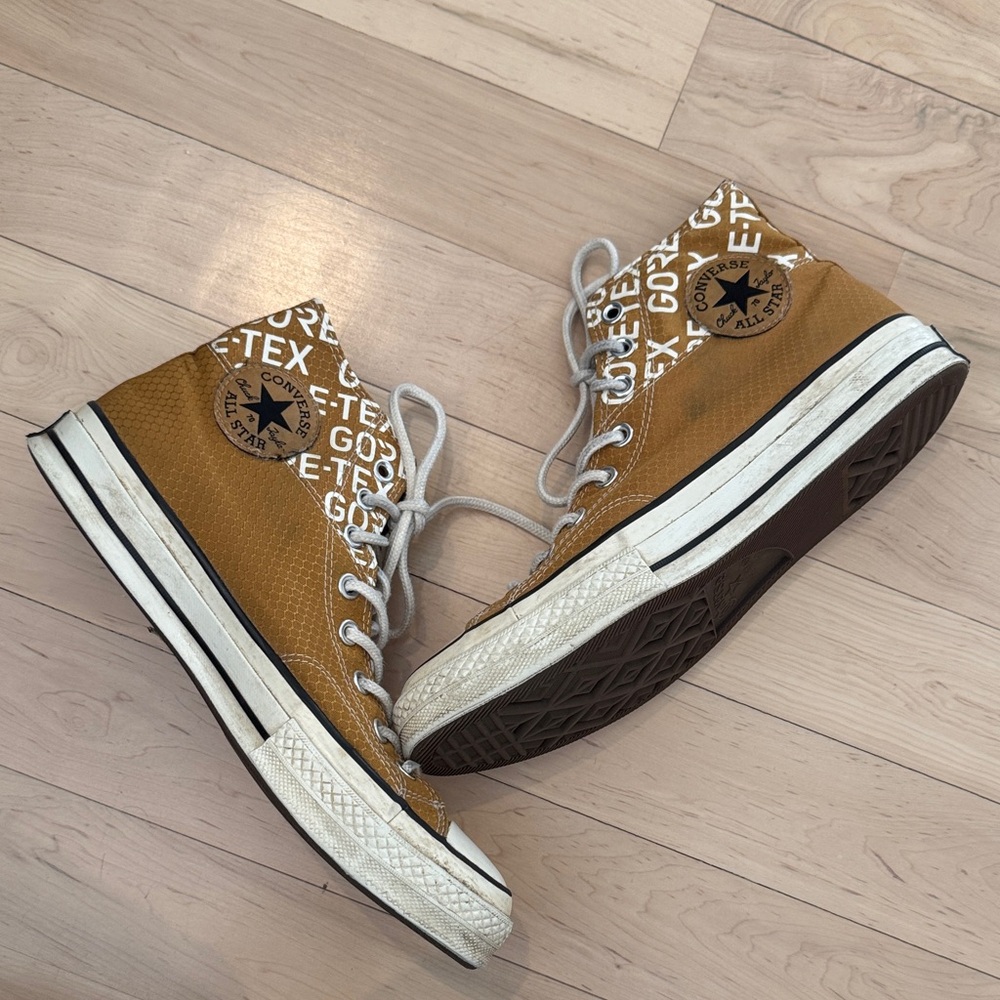 Converse Gore-Tex x Chuck 70 Hi 'Wheat' 164913C Canvas Sneakers Men’s 9